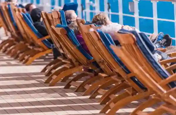 Deck Chairs on a cruise ship